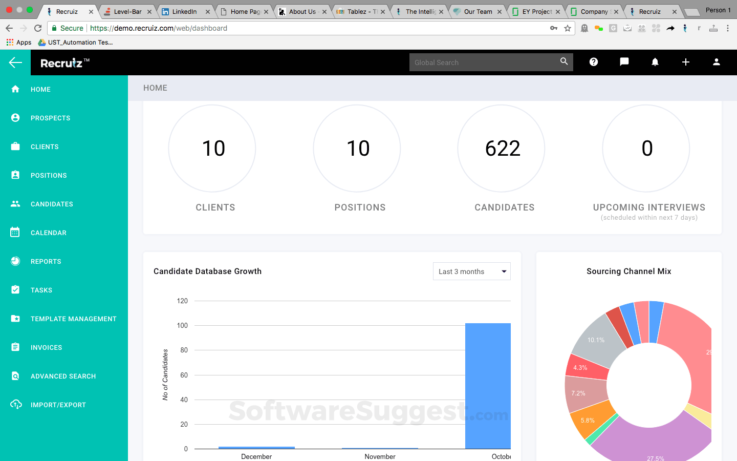 Recruiz Applicant Tracking Screenshot1
